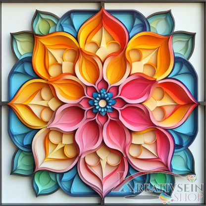 Malen nach Zahlen Set kaufen elegante Mandala